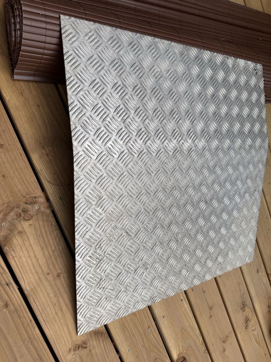 Sonstiges: Bodenblech Riffelblech Aluminiumrampe ca. 100x100cm – Gebraucht aus BASEL von zum_schneugge 5