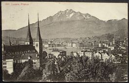 LUZERN Pilatus, Rasierklingenstempel