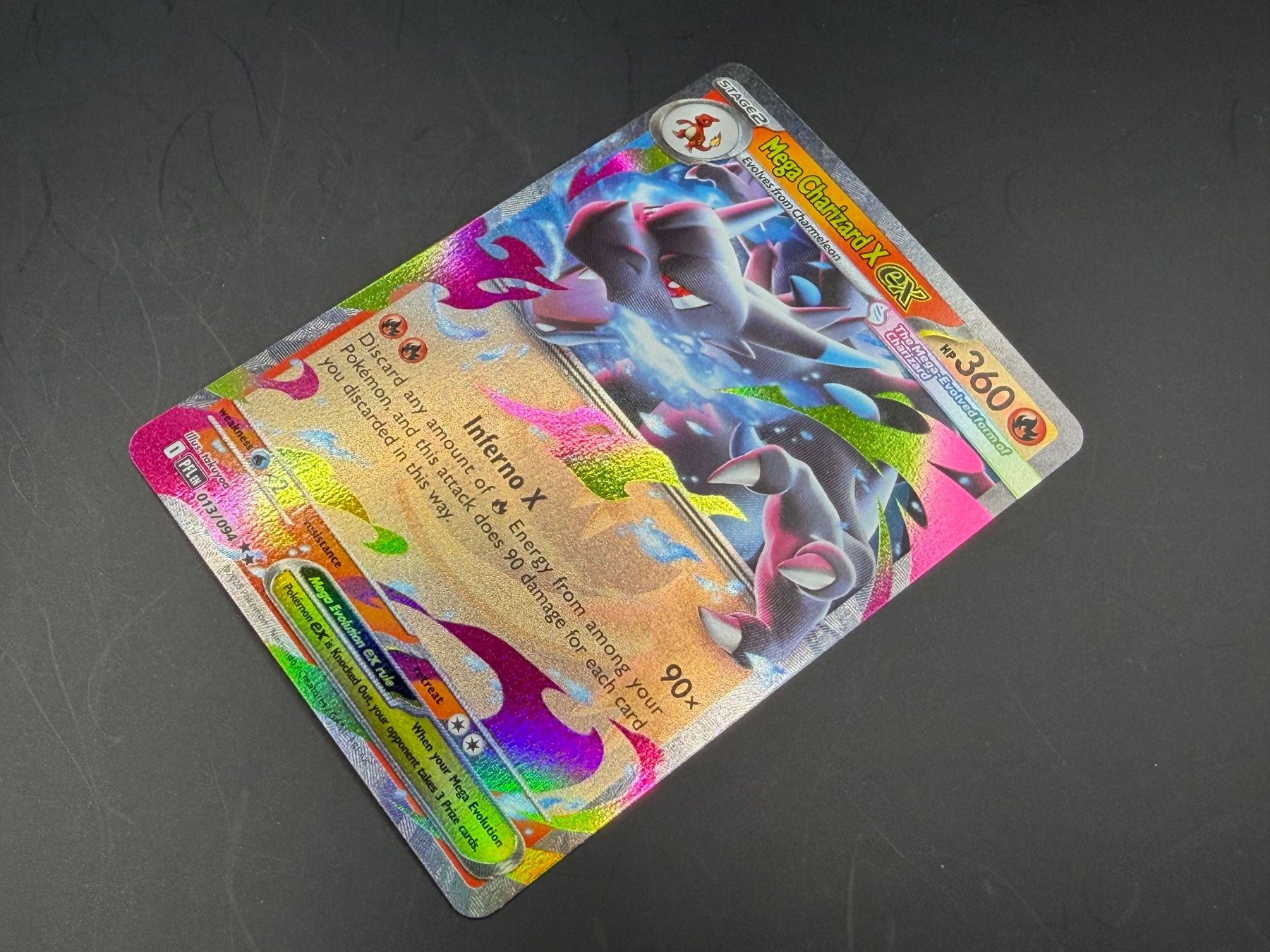 Pokémon Carte collezionabili: Mega Charizard X ex 013/094 (EN) - NM/MT – Nuovo (secondo la descrizione) da Genève venduto da Resko 2
