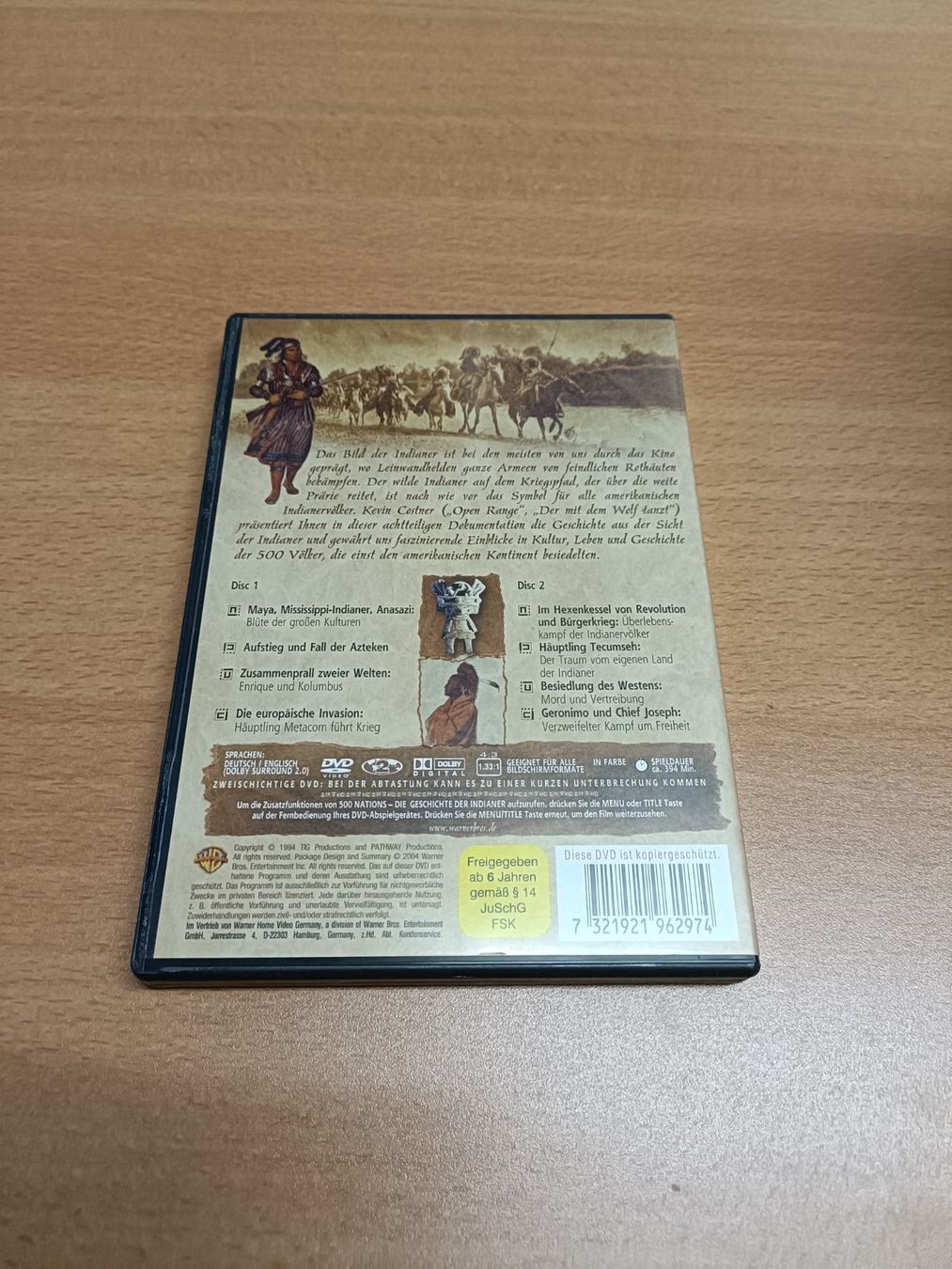 Tutti i DVDs: 500 Nations - Die Geschichte der Indianer – Usato da Köniz venduto da Movieportal007 2