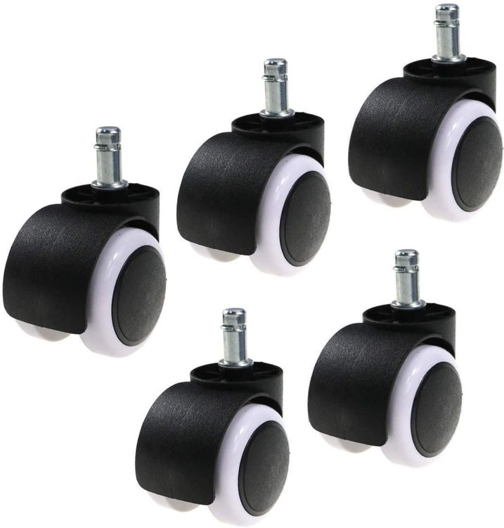 Hartboden Stuhlrollen 11x22 Mm Stift - Bürostuhlrollen In Ungebremst - Foto 2