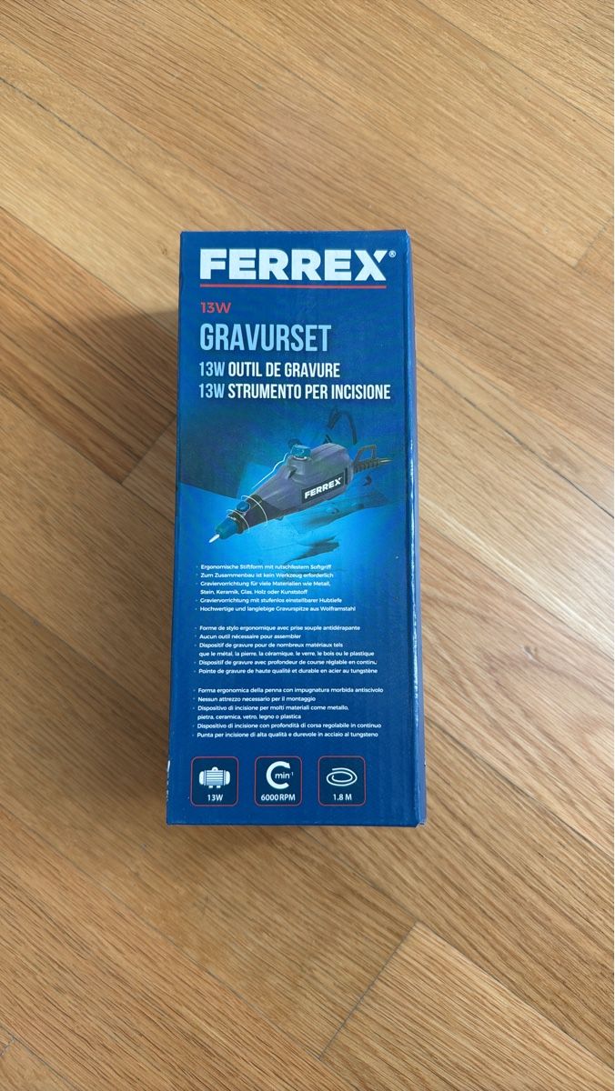 Ferrex Tutti gli attrezzi: FERREX 13W Engraving Tool - Perfect for Fall Crafts! – Nuovo e nell'imballaggio originale da Basel venduto da Nksells