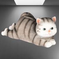 🌟🐱 Katzen Spardose Smartphone Halter Kässeli Grau NEU💰