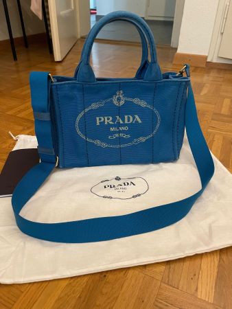 PRADA Canapa Handbag