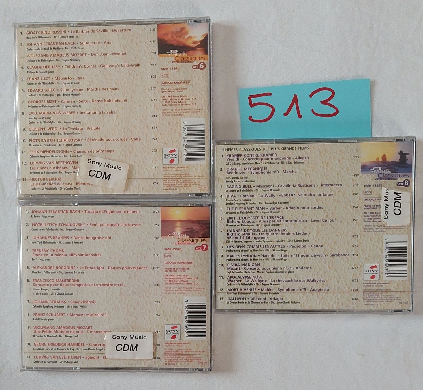 CD: 9 CD ov Klassik Sampler,  auch Einzeln möglich – Usato da Uitikon Waldegg venduto da Smeragol 3