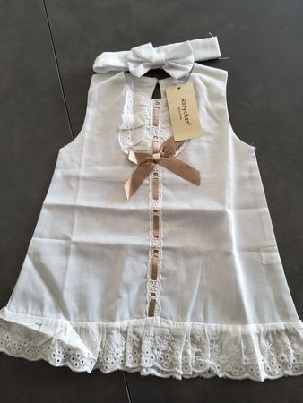Neues, süsses Sommerkleid mit Stirnband, Grösse 80