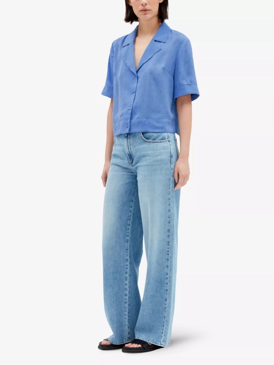 Claudie Pierlot Blusen: Claudie Pierlot Blue Blouse – Gebraucht aus St.Josefen von lop_lh8d 5