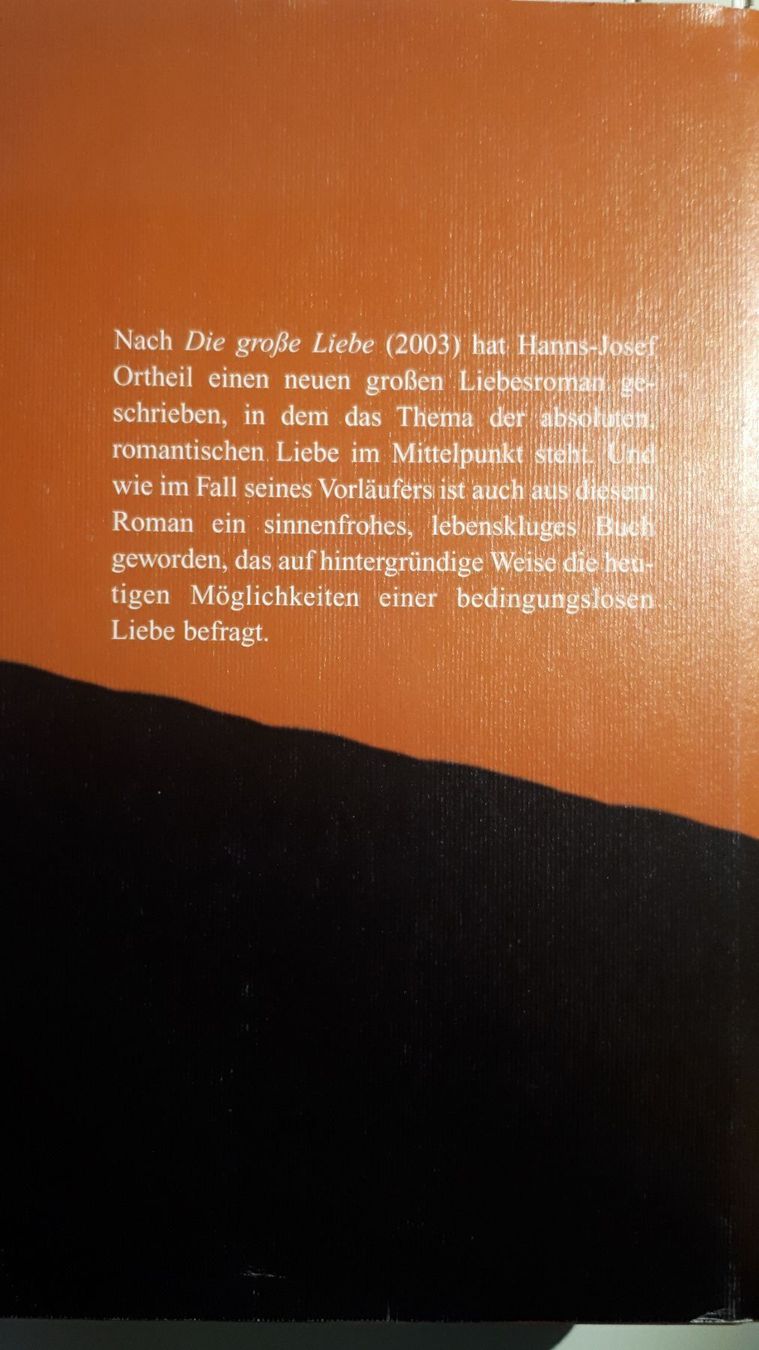 Libri: Hans Joseph Ortheil: Das Verlangen nach Liebe – Usato da Dietikon venduto da Buchantiqdietikon 1