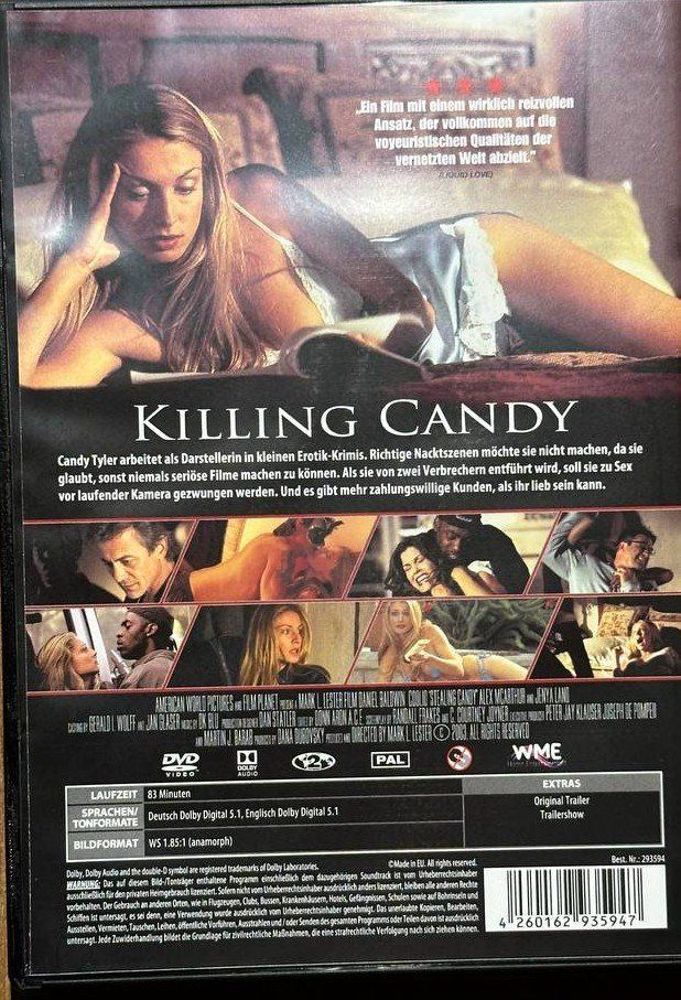 Tutti i DVDs: Killing Candy DVD - Erotikthriller mit Daniel Baldwin – Usato da Beringen venduto da Mantafisch1 1
