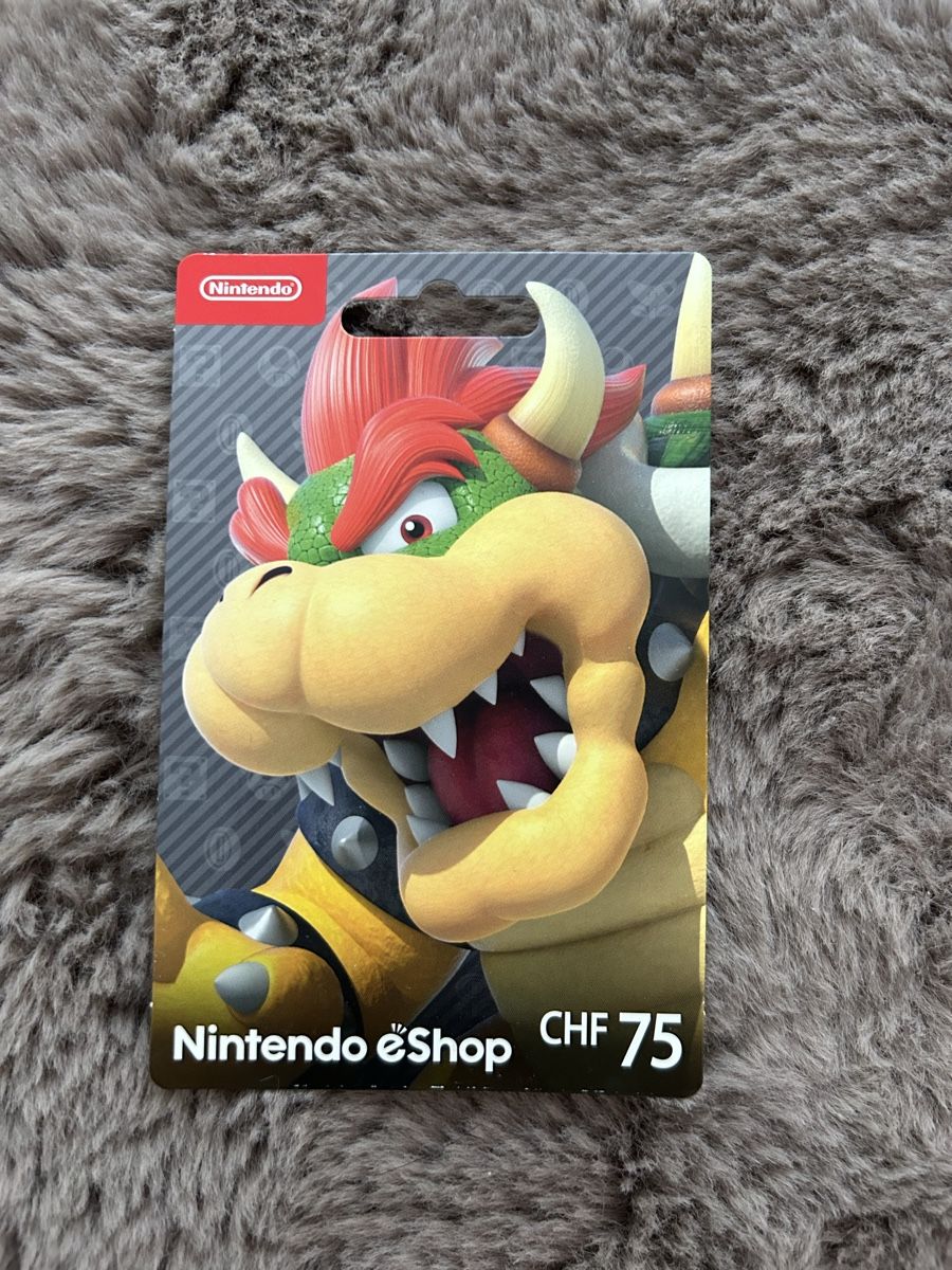 Buoni: Nintendo eShop Guthaben GÜLTIG 75CHF – Nuovo e nell'imballaggio originale da Kirchberg BE venduto da SnoringMan