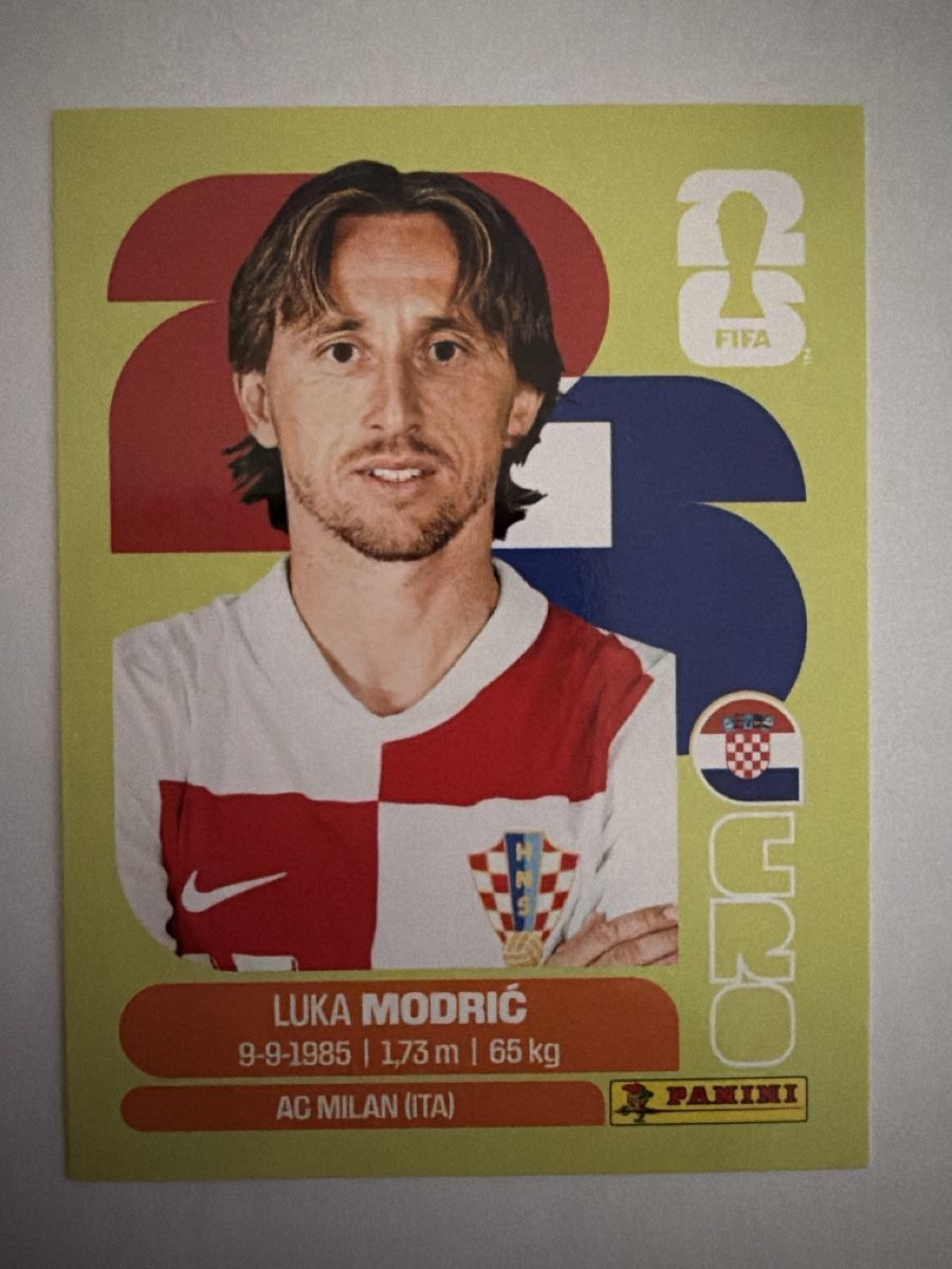 Panini Sammelbilder & Trading cards: Panini CRO 9 Luka Modrić – Neu (gemäss Beschreibung) aus Leytron von airlines00