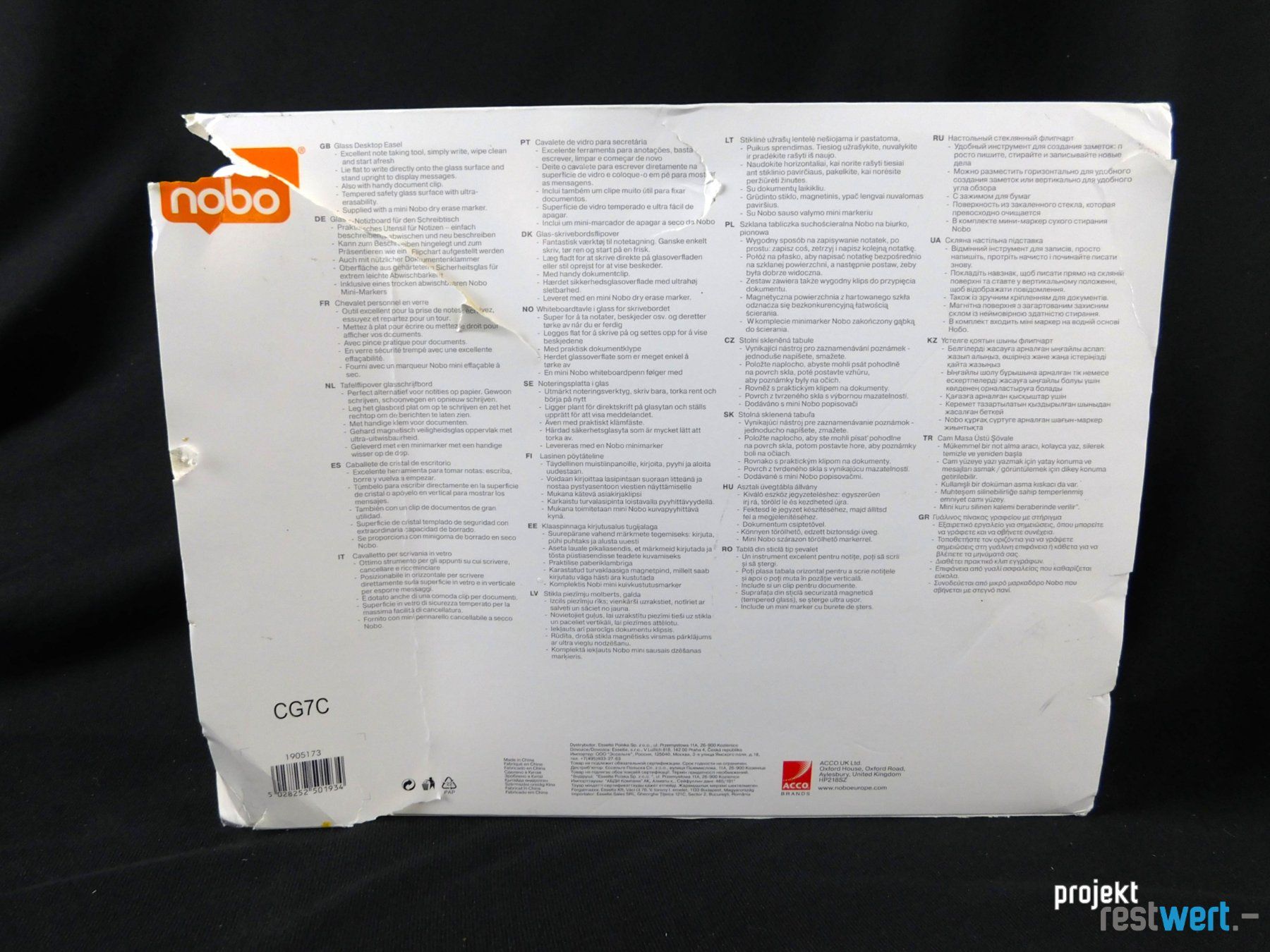 Lavagne: Glas-Notizboard von NOBO – Nuovo (secondo la descrizione) da Bülach venduto da restwert_buelach 5
