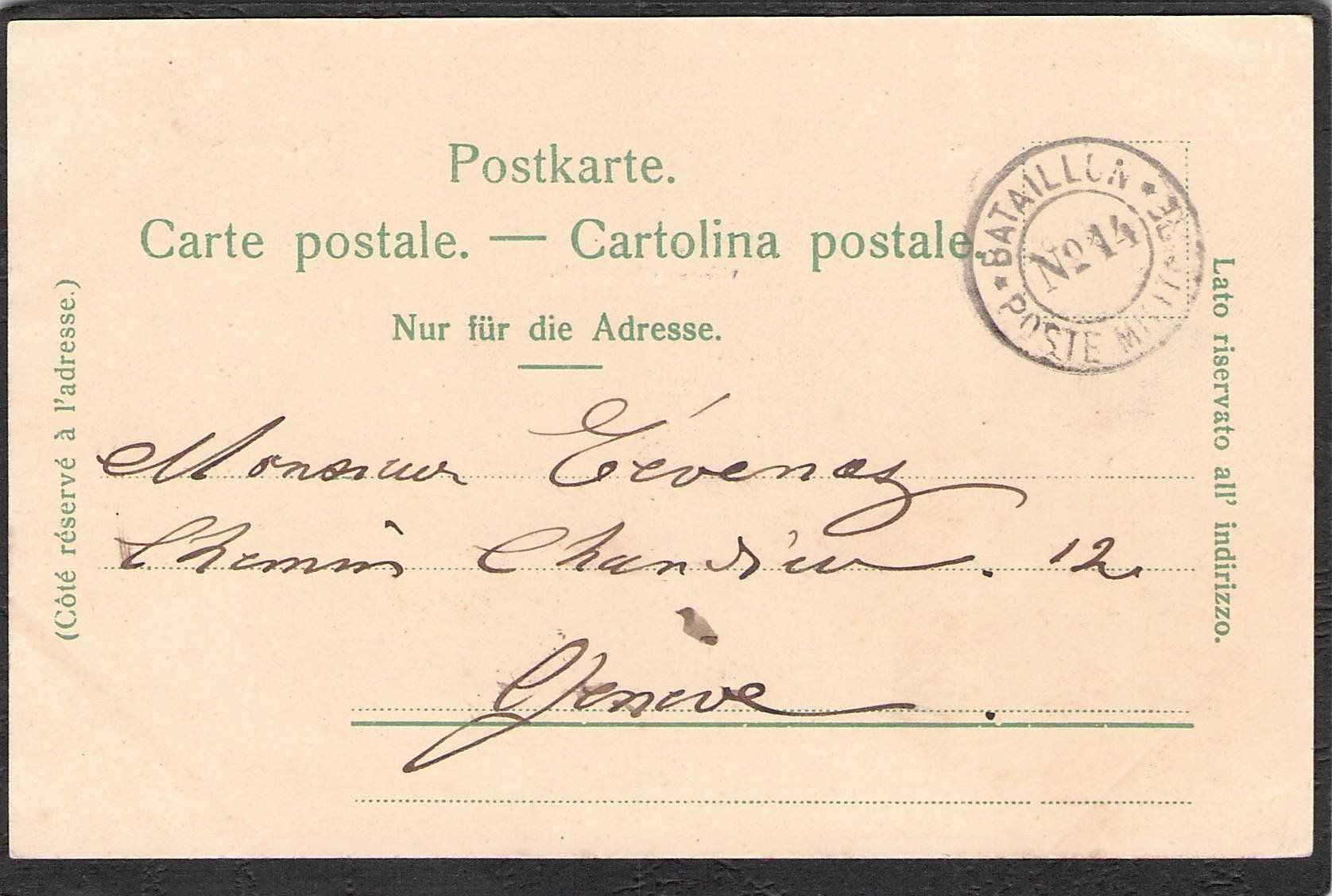 Cartoline postali: ^Litho Villaz - St. Pierre – Usato da Reichenburg venduto da Pipo-67 1