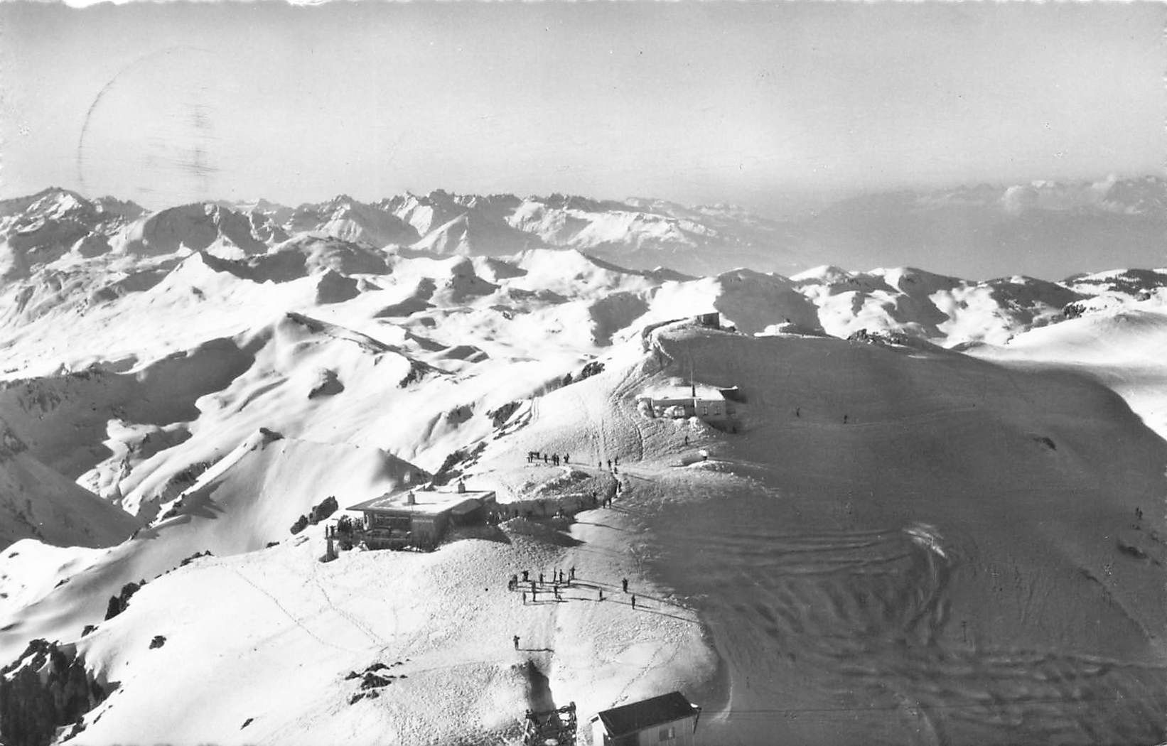 Cartoline postali: Berggasthaus weissfluhgipfel – Usato da Biasca venduto da Blenio71