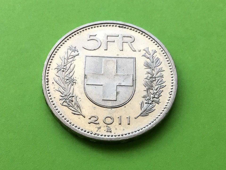 Tutti le monete: 5 Franken 2011 fast Unzirkuliert stgl. – Nuovo (secondo la descrizione) da St. Margrethen SG venduto da alfapeugeot10