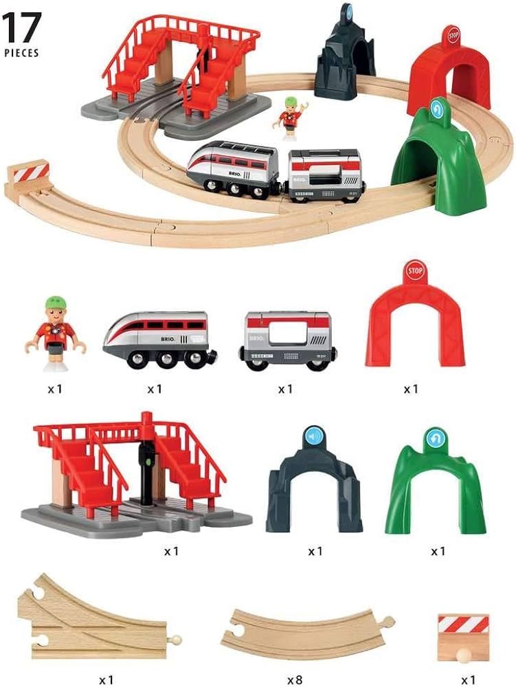 Brio Giocattoli: BRIO 33873 Smart Engine Set mit Aktionstunneln – Usato da Sevelen venduto da gsandax 1