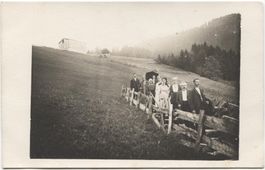 Landwirtschaft/Bauernfamilie 1920 Rheintal/Appenzell?
