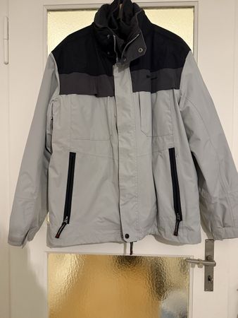 Typhoontex Winterjacke, Grau/Schwarz, Grösse 48