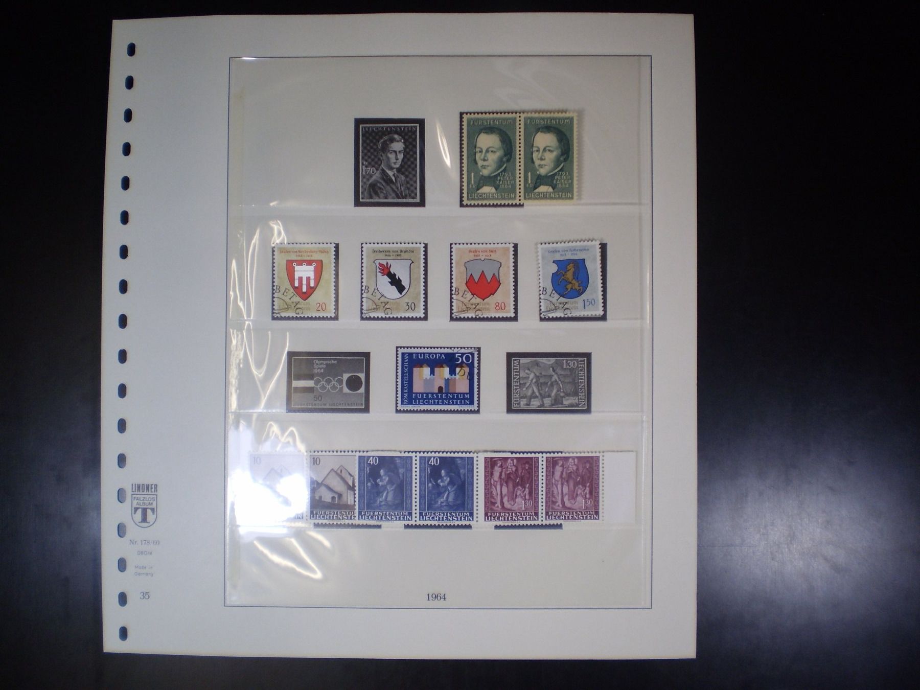 Tutti i francobolli: Briefmarken /  FDC Liechtenstein – Usato da Lenzburg venduto da strebeck 1