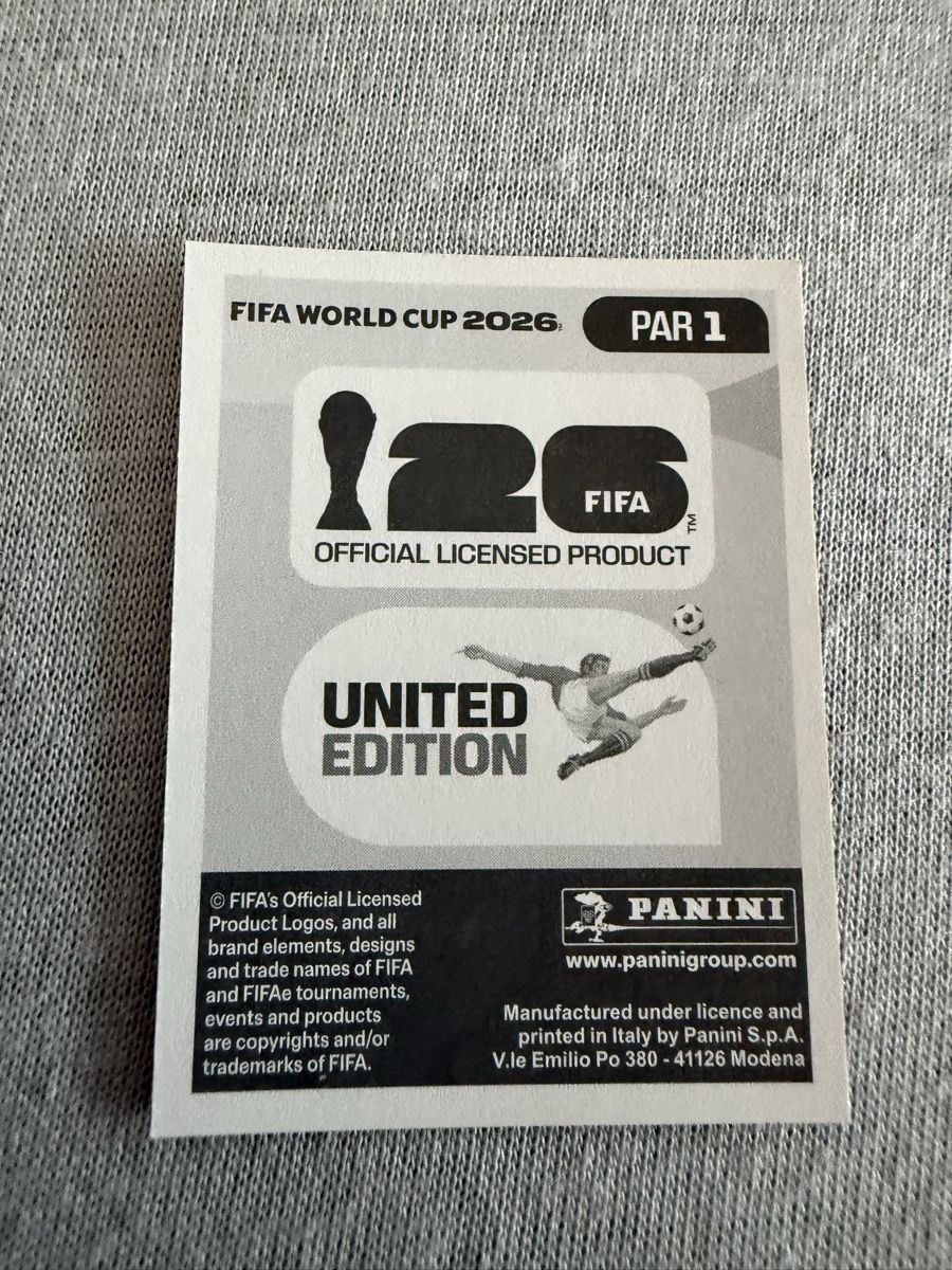 Panini Sammelbilder & Trading cards: PAR 1, Panini – Neu (gemäss Beschreibung) aus Amriswil von ALETAL 1