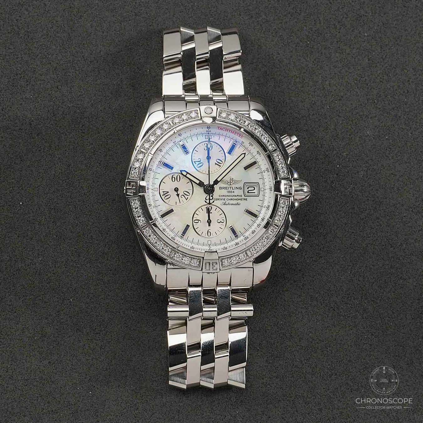 Breitling Uhren: Breitling Chronomat Evolution mother of pearl dial – Gebraucht aus Luzern von ChronoScope6004 1