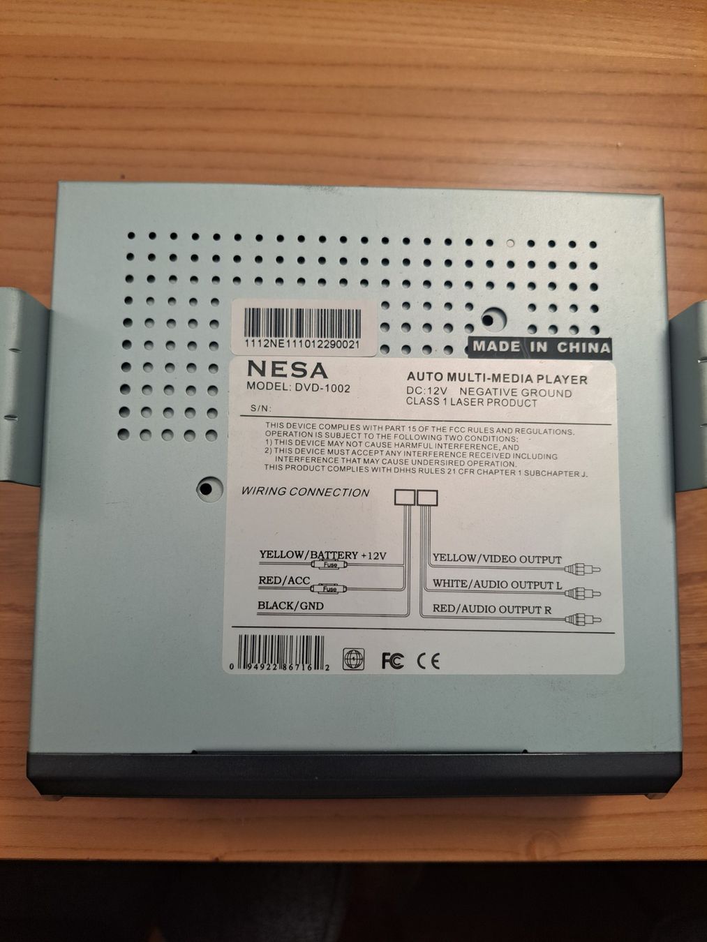 Tutti i DVDs: NESA DVD-1002  12V Auto Multimedia Player – Usato da Rorschacherberg venduto da Scales1688 1