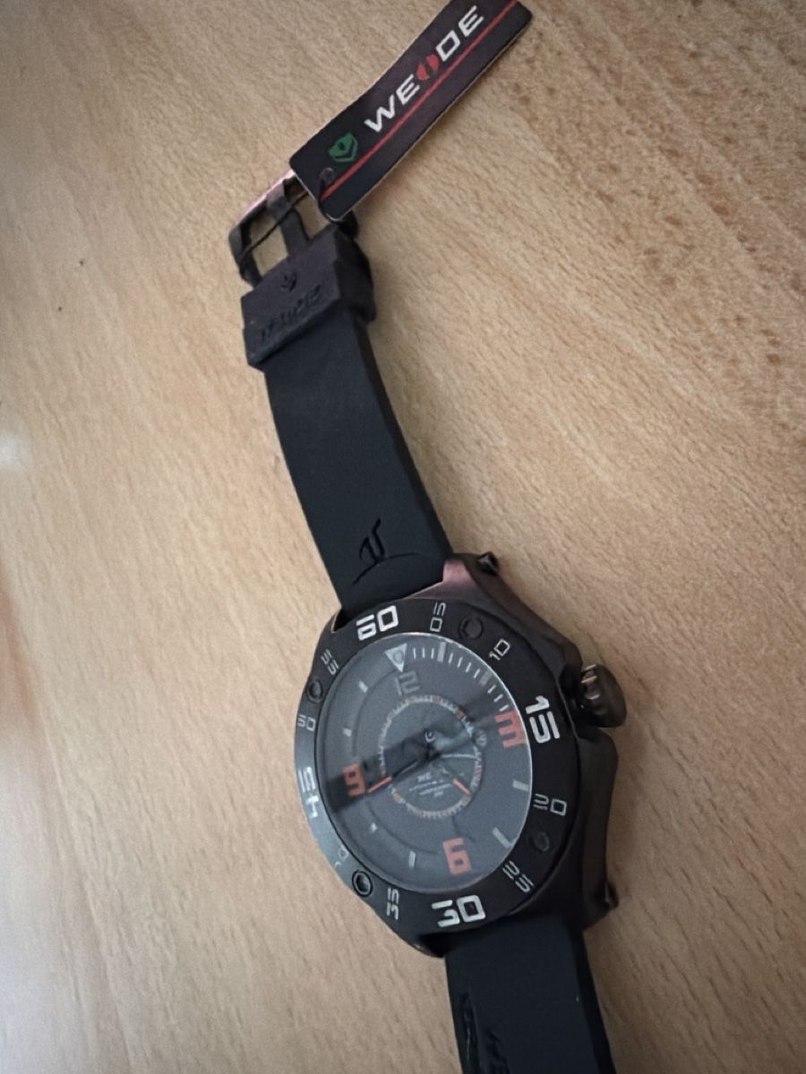Orologi: WEIDE Herren Uhr schwarz neu mit Etikett – Nuovo e nell'imballaggio originale da Unterkulm venduto da Onefrog 3
