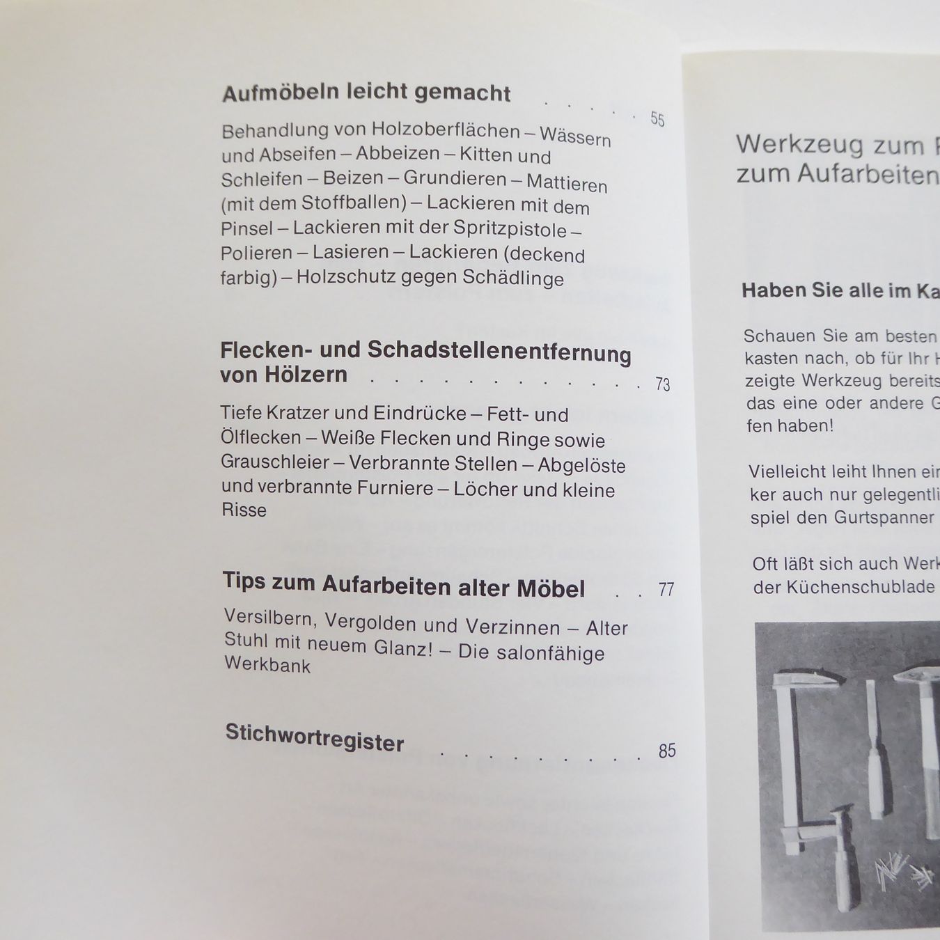Bücher: Polstern und Aufmöbeln leicht gemacht – Gebraucht aus Basel von Kunterbunt12 3