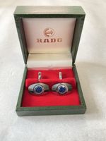 Superbe bouton de manchette avec écrin, Rado 