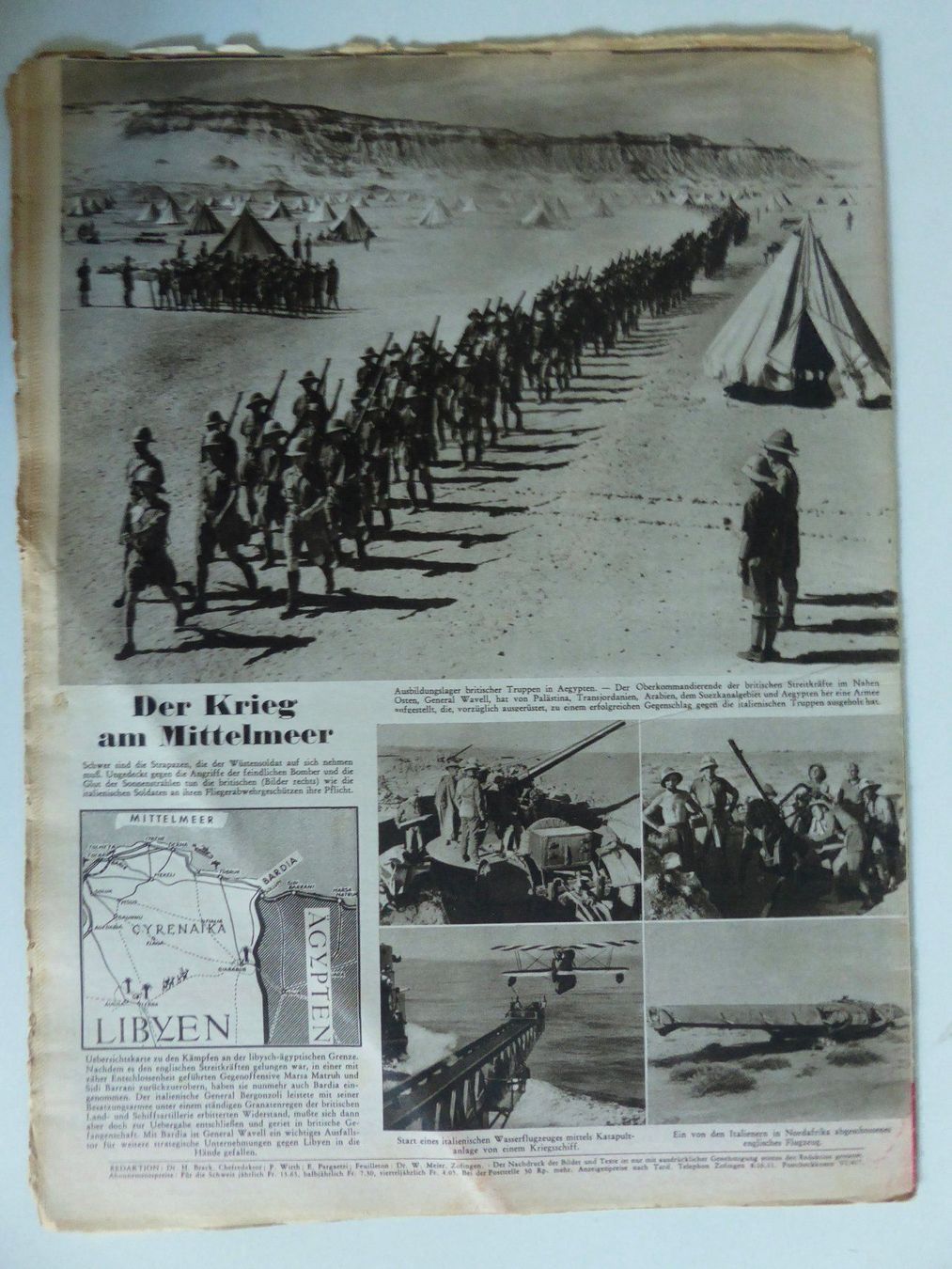 Revues & Magazines: 1941 Schweizer Jllustrierte Zeitung – D'occasion à Zürich par Chaeffeler 1