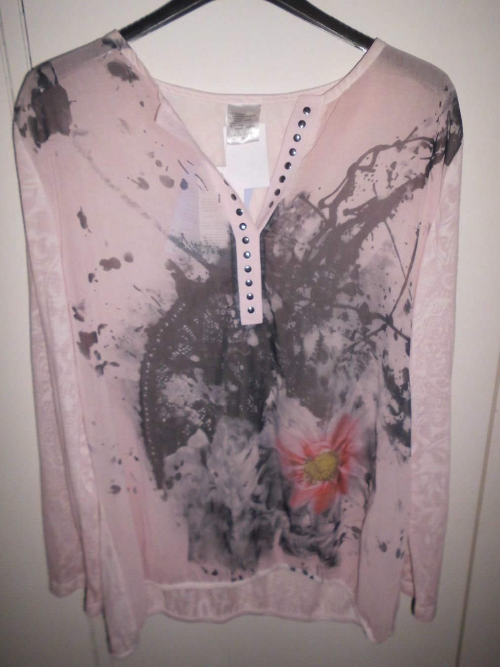 Camicette: Blouse rose pâle T. 44 – Nuovo (secondo la descrizione) da Marin-Epagnier venduto da Madja
