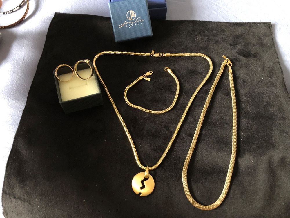 Jenny Lane Gold Schmuck set Kaufen auf Ricardo