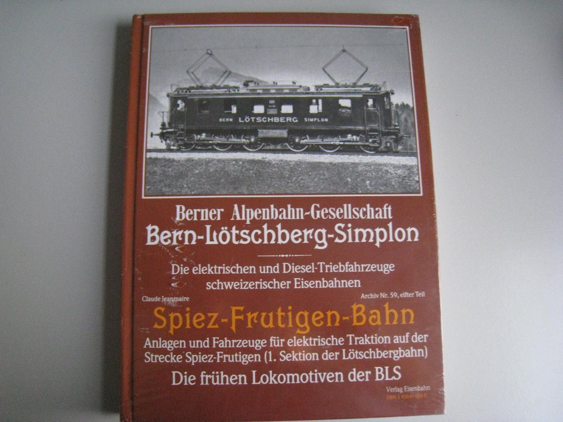 Libri: Spiez-Frutigen-Bahn Archiv Nummer 59 – Usato da Buchs ZH venduto da swiss-train