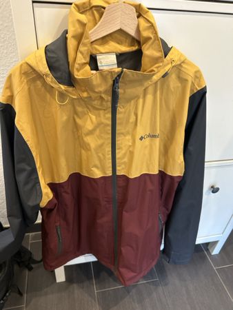 Columbia Jacke Farbe Gelb Bordeaux Grösse XL