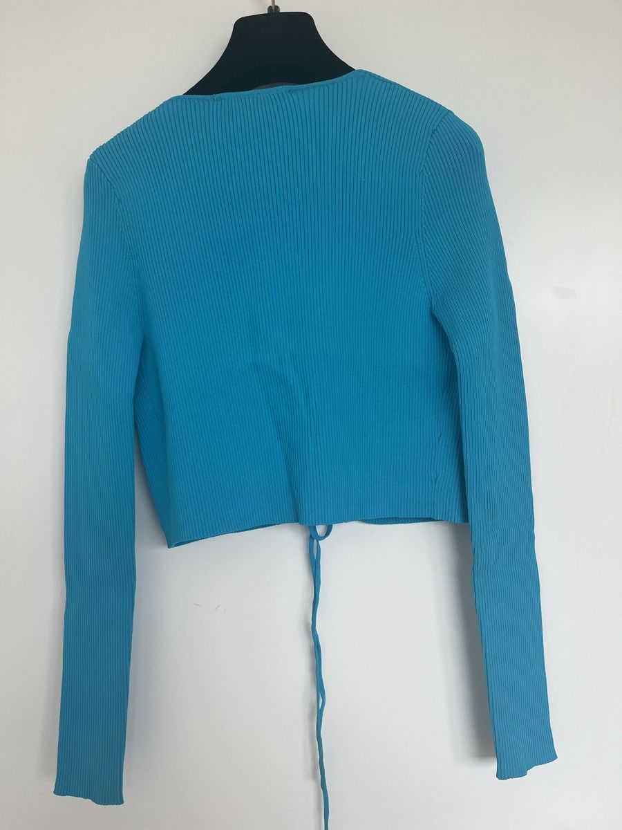 Leibchen & Hosen: Spring short cardigan Zara blue size M – Neu (gemäss Beschreibung) aus Bern von val_kw6s 1