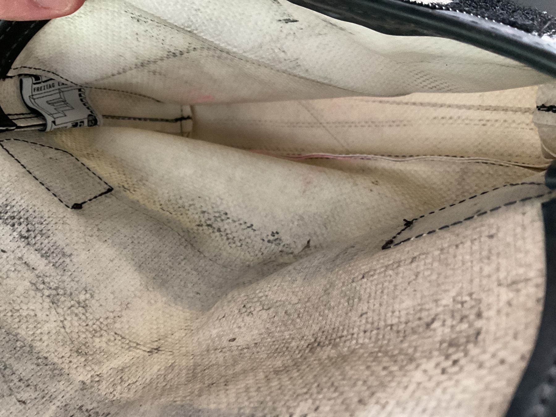 Freitag Borse: Freitag Tasche blau weiss – Usato da Basel venduto da cme03 4