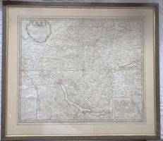 Antike Landkarte Kanton Zürich - Gabriel Walser - 1765