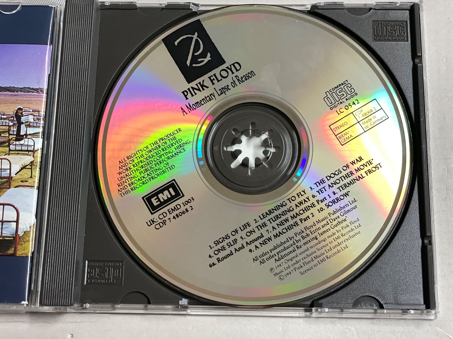 CD: Pink Floyd - Momentary Lapse Of Reason – Usato da Muri b. Bern venduto da AdidasCollector 2