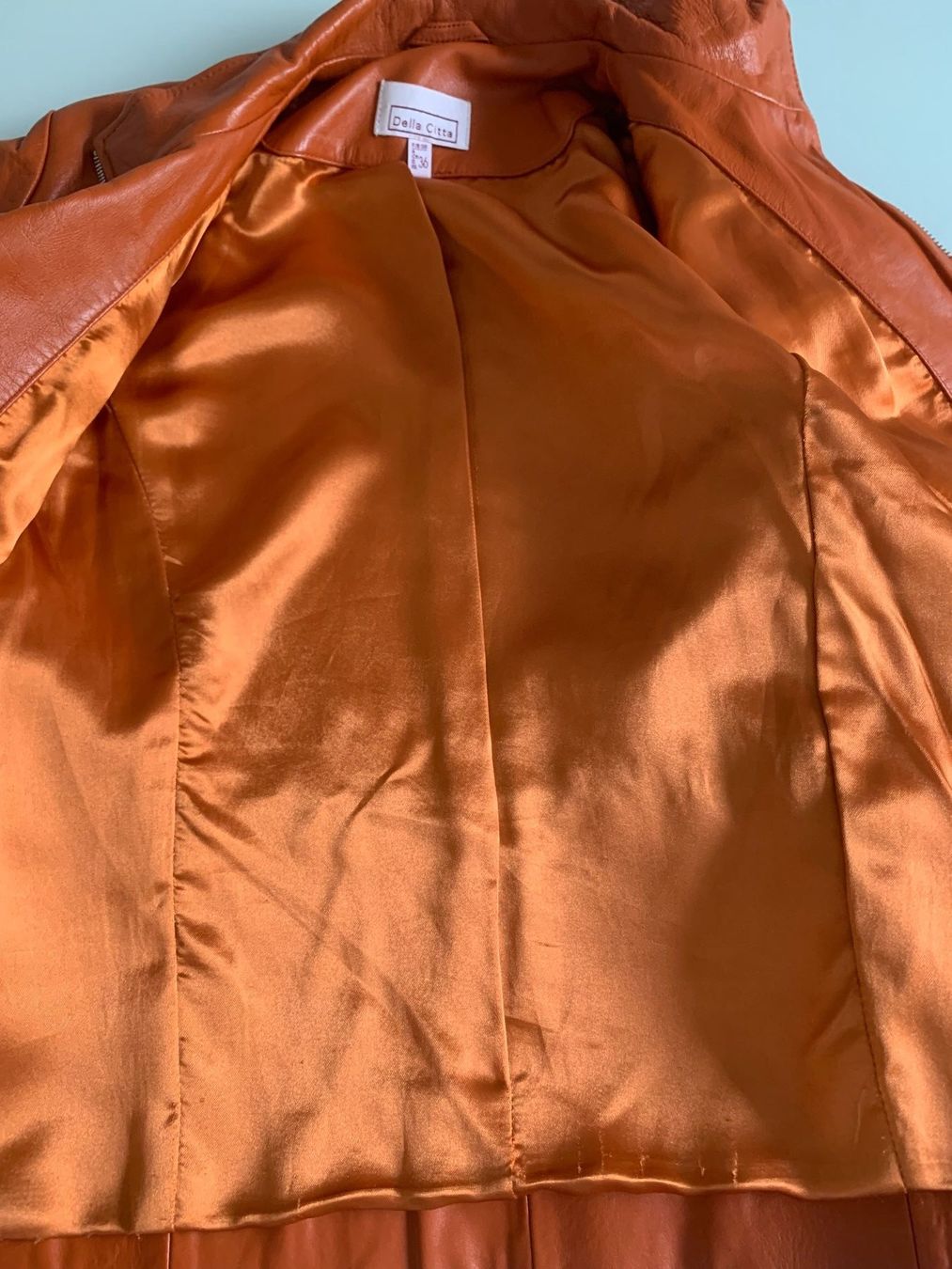 Giacche: Damen Lederjacke  orange : 36 – Nuovo (secondo la descrizione) da Adliswil venduto da Majeska 4