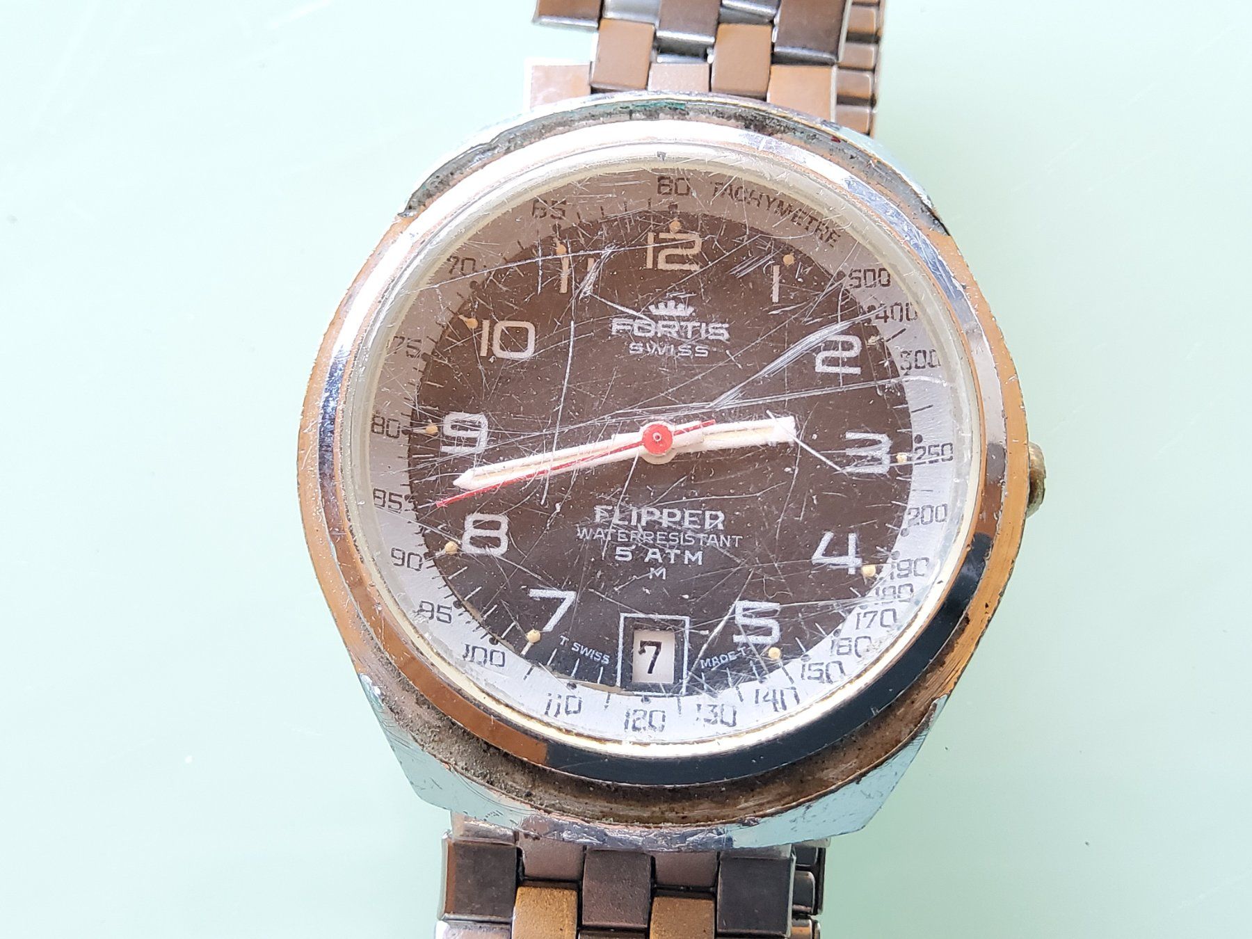 Uhren: Montre bracelet Fortis Flipper  – Gebraucht aus Malleray von Broc-Mo 2