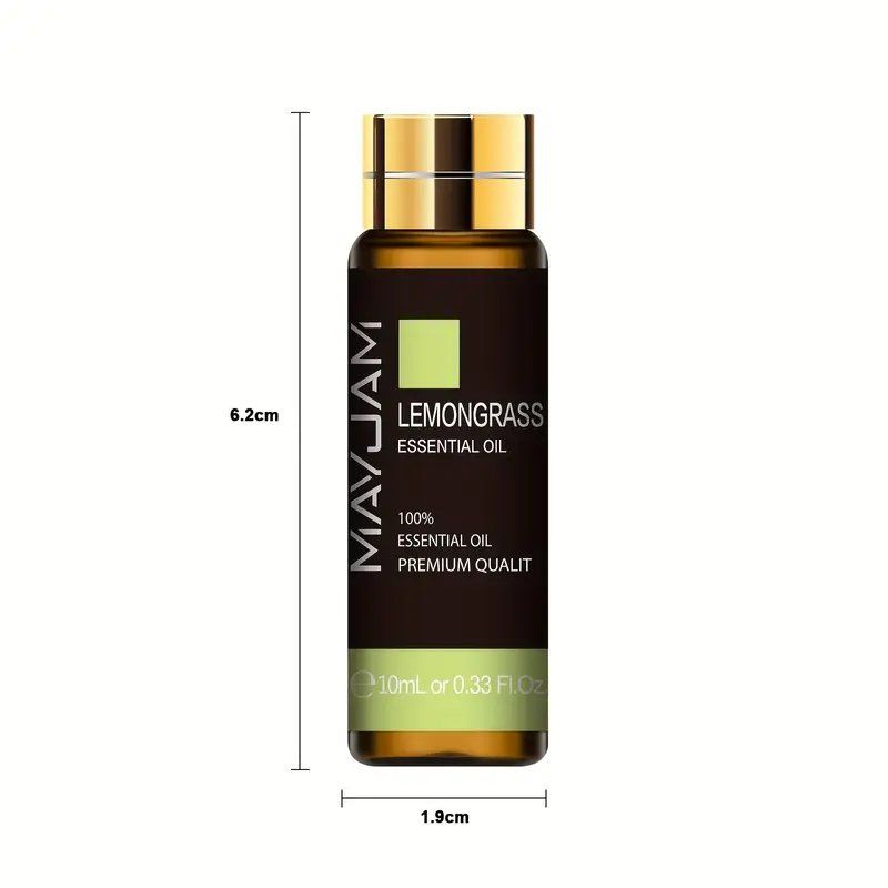 Oli essenziali: Ätherisches Lemongrass öl 100% natürlich 10ml Luftbefeuchter – Nuovo e nell'imballaggio originale da Hundwil venduto da Mr.Wong 2