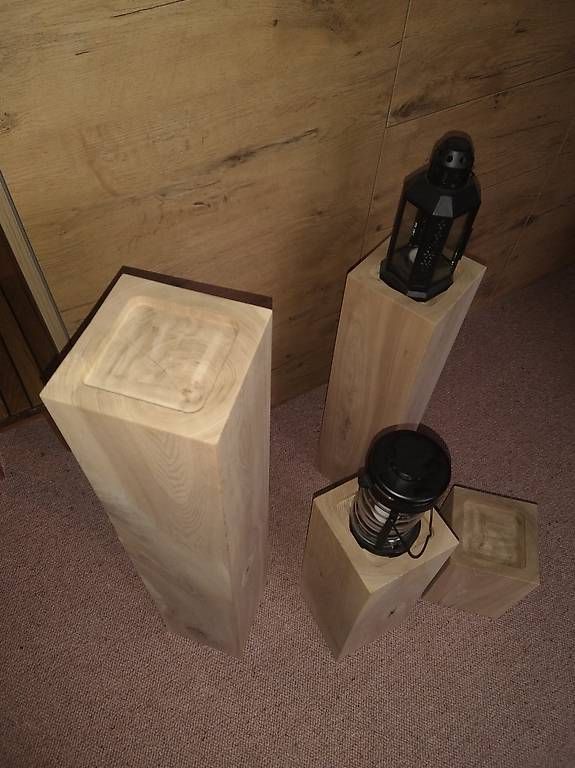Articoli in legno: Deko-Massiv-Holzsäulen Ulme – Usato da Ebnat-Kappel venduto da Schneehas20 1