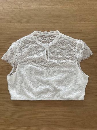 Oktoberfest Dirndlbluse weiss ca. Gr. L
