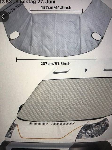 Fiat Altri accessori per camping: Scheiben-Sonnenschutz Fiat Ducato – Usato da Halten venduto da Boxmodem 2