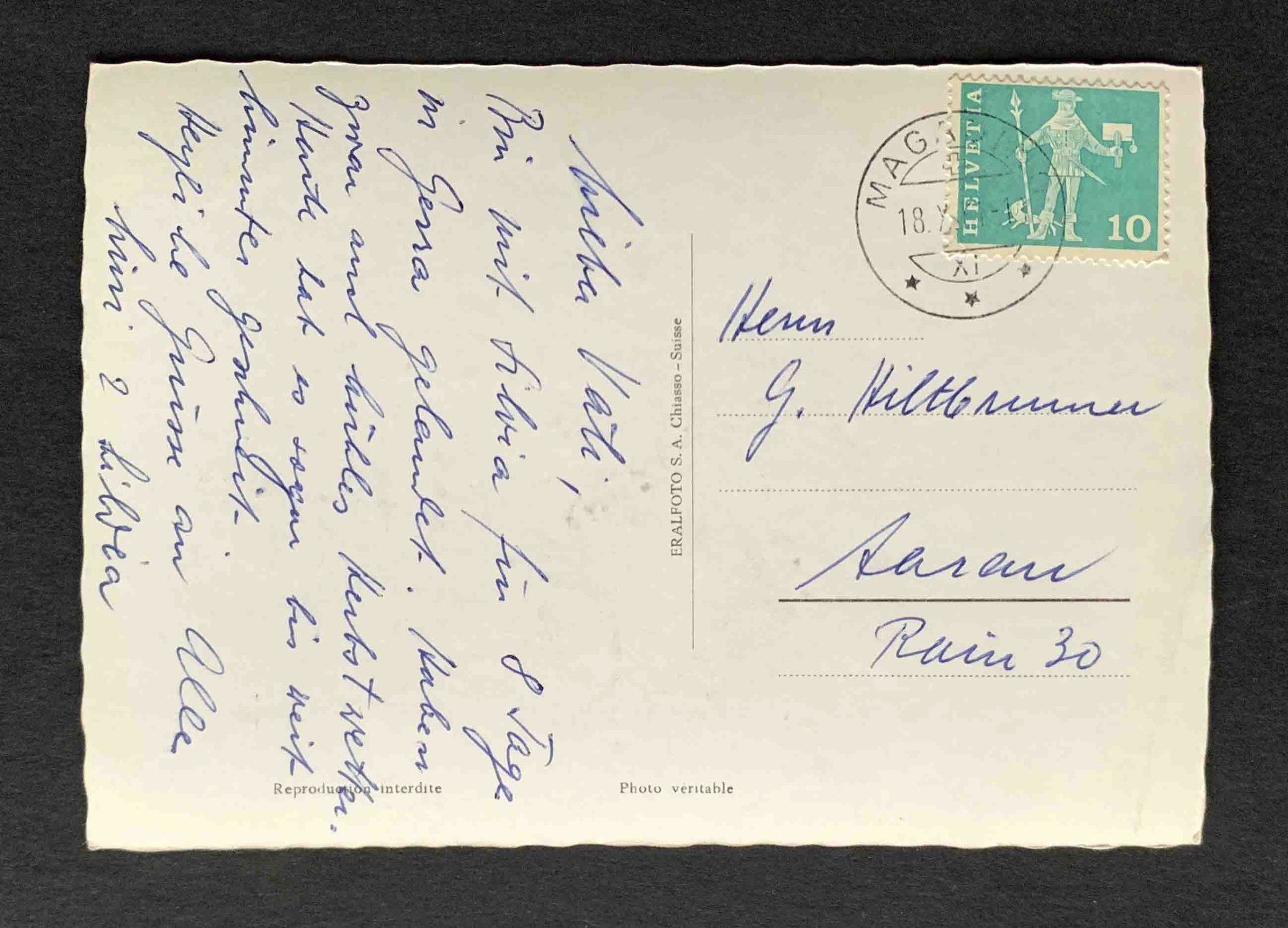 Cartoline postali: AK Gerra Gambarogno Lago Maggiore – Usato da Goldau venduto da artelier1 1