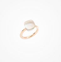 Neuer Pomellato Nudo Ring Classic Weisser Topas Gelé - Gr.55