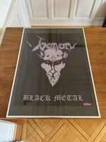 Alu Bilderrahmen 71x51. Venom Black Metal - Poster Rock Hard