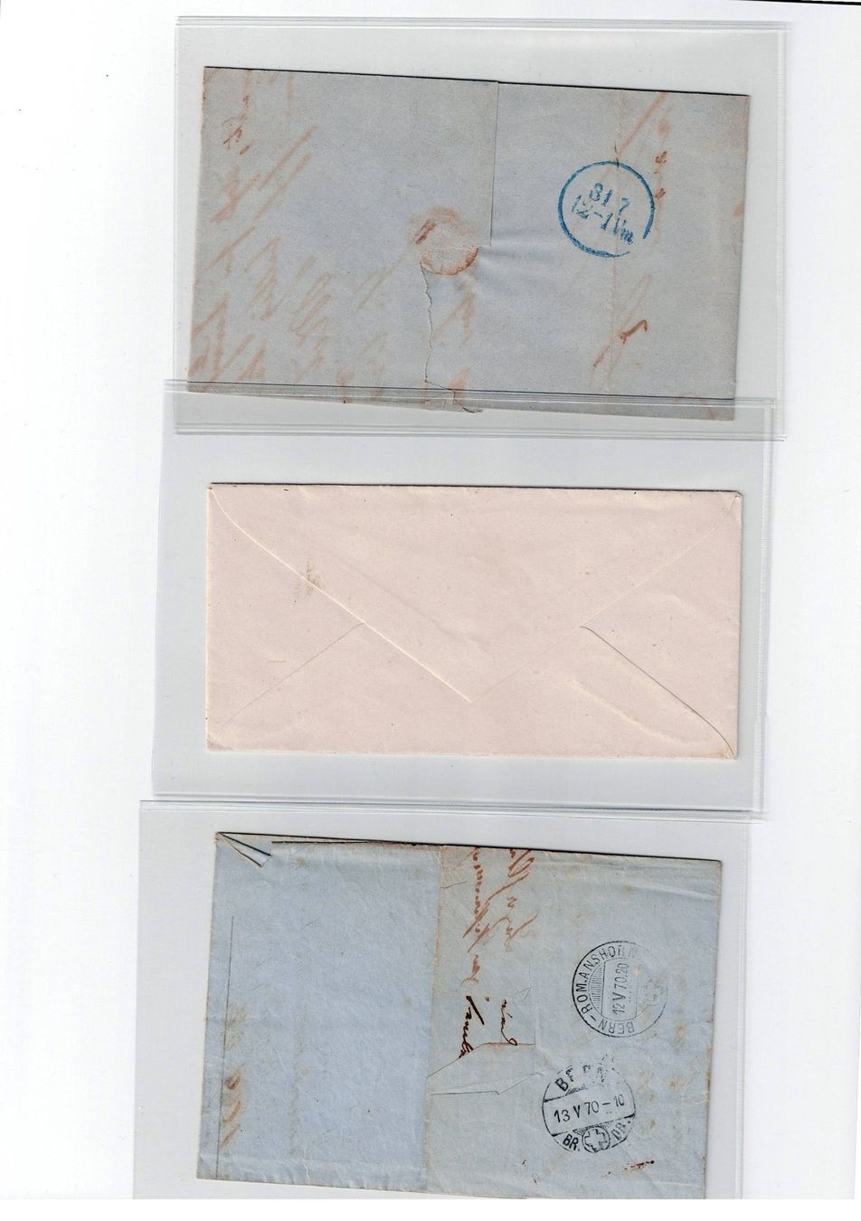 Alle Briefmarken: Deutschland, 10 Belege 1 – Gebraucht aus Hinteregg von McCharly01 2