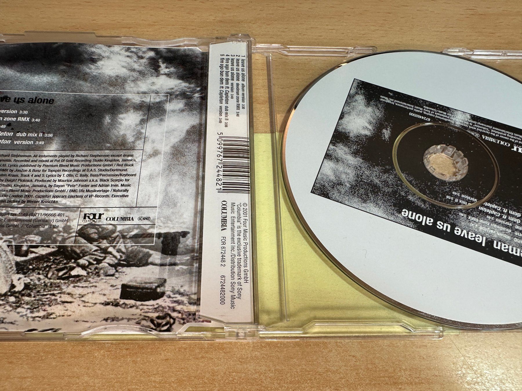 CD: Gentleman – Leave Us Alone - Single CD – Usato da Rikon im Tösstal venduto da Alpenmutz 1