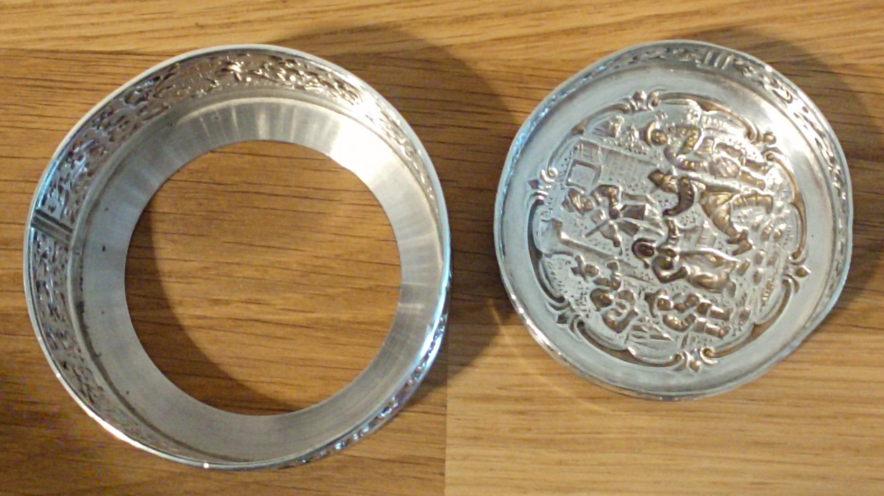 Tutte le decorazioni: Konfekt-, Marmeladeglas mit versilberten Deckel – Usato da Schwarzenburg venduto da Miri13 3